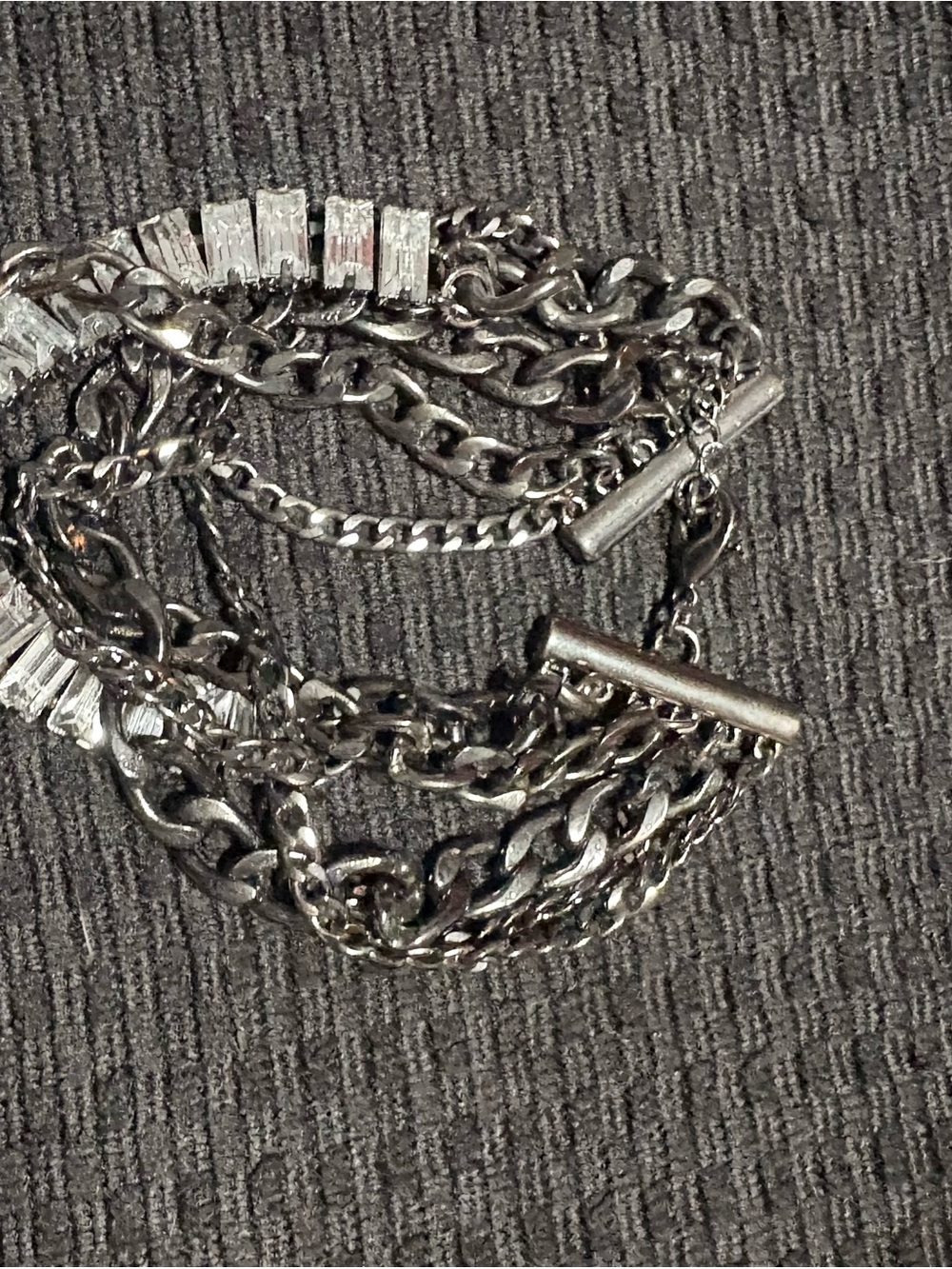 Multi-Chain Men's Bracelet in Silver